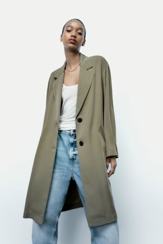 Zara + Flowy Trench Coat