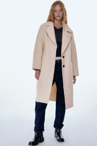Zara + Boucle Coat