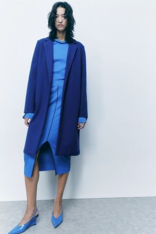 Zara + Lapel Coat