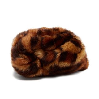 Gucci + Leopard-Print Faux Fur Hat