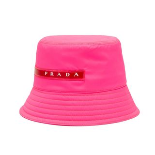 Prada + Linea Rossa-Logo Bucket Hat