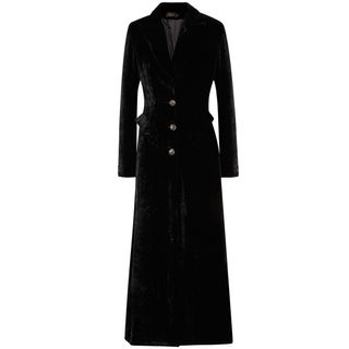 De La Vali + Black Velvet Coat