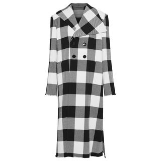 Marques’ Almeida + Checked Wool Coat