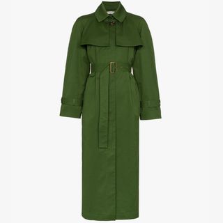 Vika Gazinskaya + Belted Longline Trench Coat