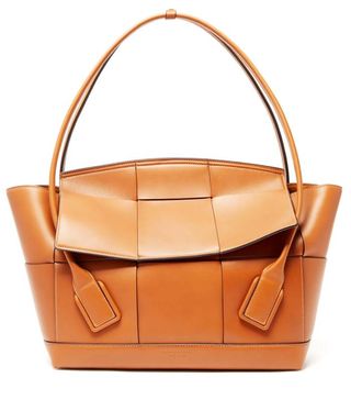 Bottega Veneta + The Arco Large Intrecciato Leather Bag