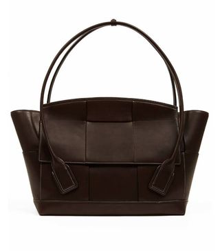 Bottega Veneta + The Arco Large Intrecciato Leather Bag