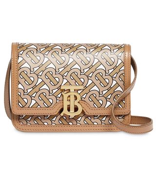 Burberry + Mini Monogram TB Shoulder Bag