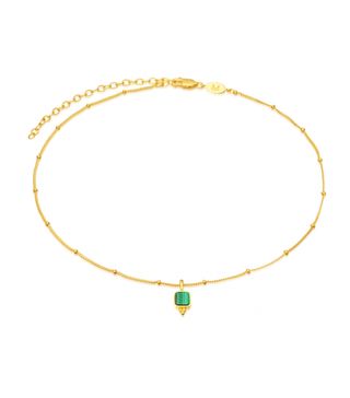 Missoma + Lucy Williams Delicate Malachite Necklace