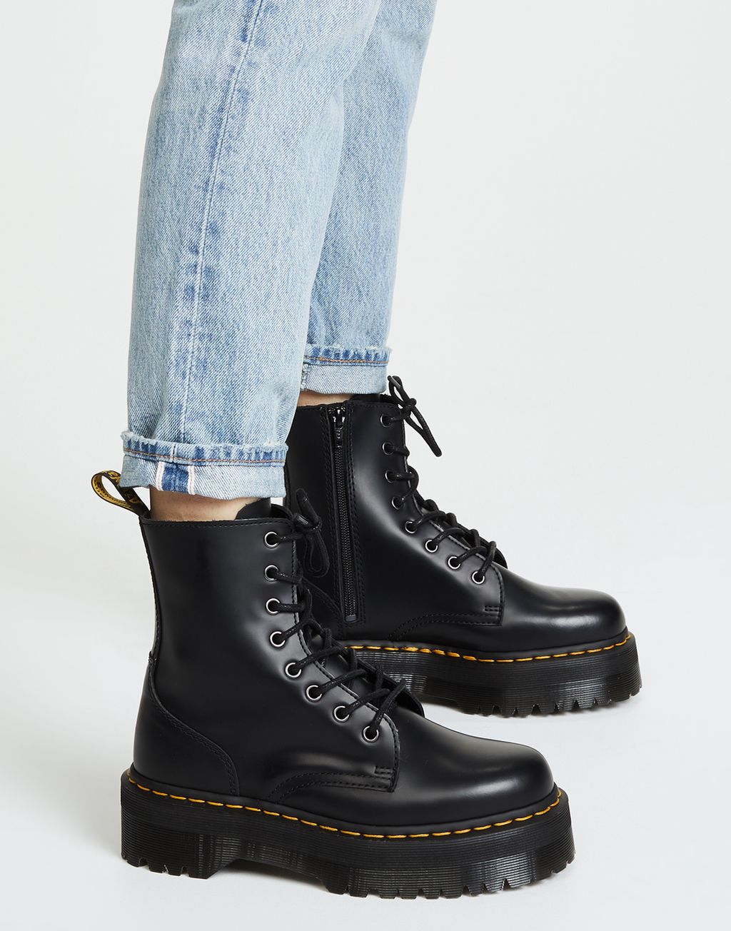 See How Everyone Is Styling the Dr. Martens Jadon Boots | Who What Wear