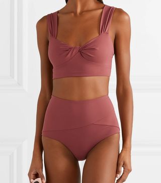 Marysia + Lehi Twist-Front Bikini Top