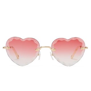 Chloé + Rosie Heart Sunglasses