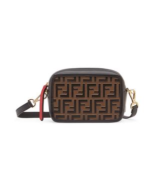 Fendi + Mini FF Leather Camera Case