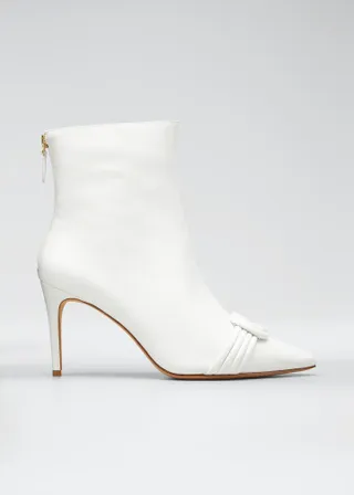 Alexandre Birman + Vicky Knotted Leather Booties