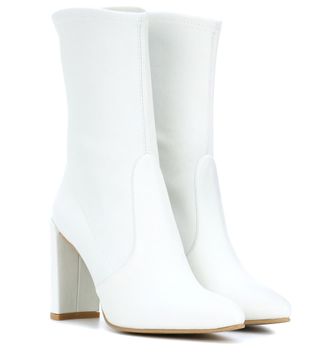 Stuart Weitzman + The Clinger Leather Ankle Boots