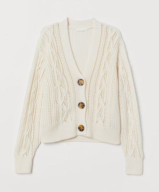 H&M + Cable Knit Cardigan