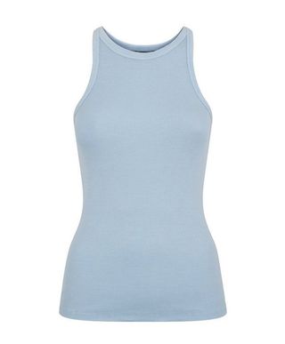 New Look + Pale Blue Rib Racerback Vest Top