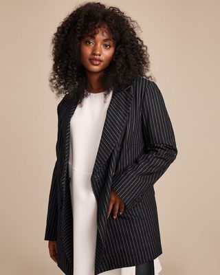 Derek Lam + Long Double Breasted Blazer