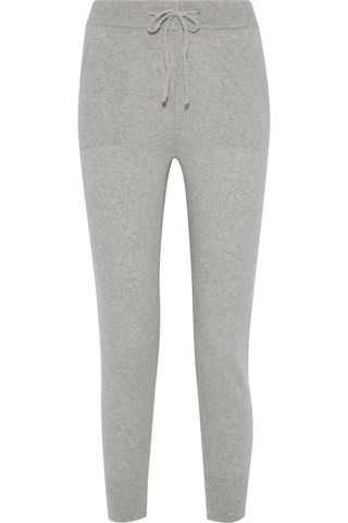 Iris & Ink + Albie Mélange Cashmere and Wool-Blend Track Pants