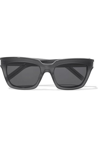 Saint Laurent + D-Frame Acetate Sunglasses