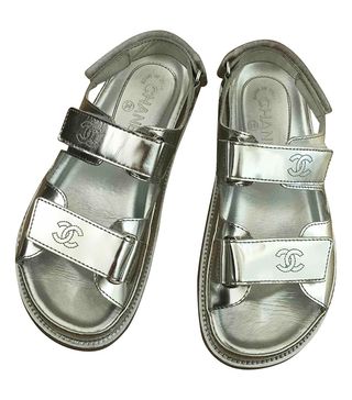 Chanel + Patent Sandals
