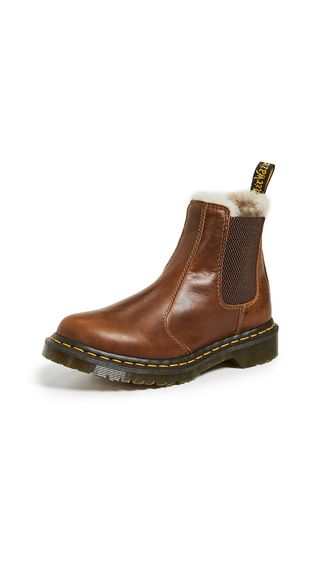 Dr. Martens + Leonore Sherpa Chelsea Boots