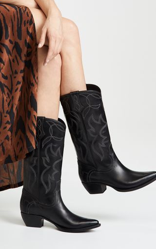 Frye + Shane Embroidered Boots