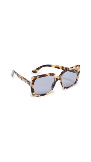 Gucci + Acetate Square Sunglasses