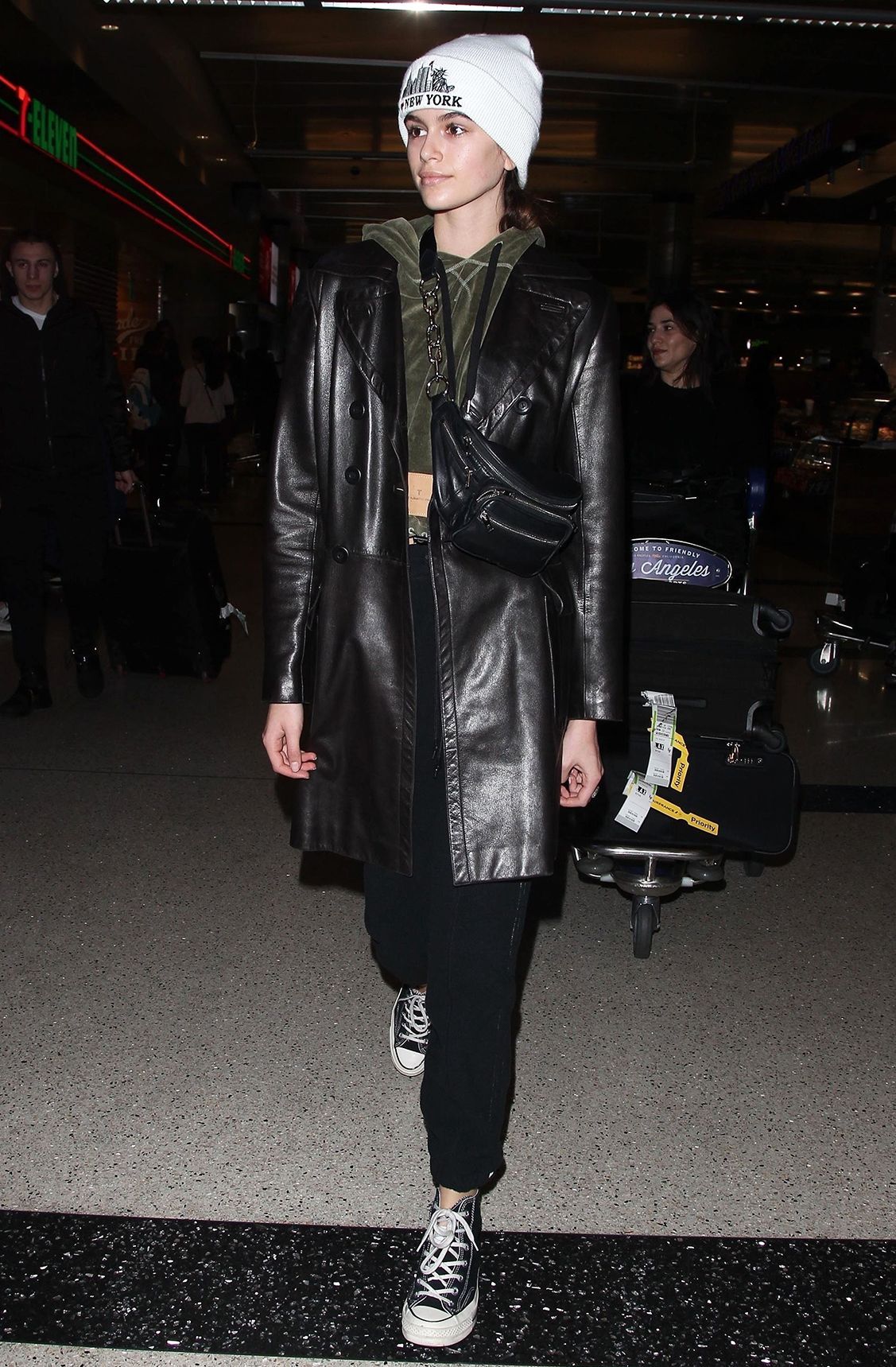 7 Winter Celebrity Airport Outfits | Who What Wear