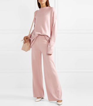 Mansur Gavriel + Alpaca and Silk-Blend Wide-Leg Pants