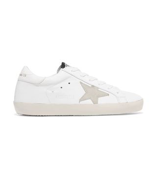 Golden Goose Deluxe Brand + Superstar Leather and Suede Sneakers