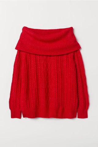 H&M + Off-the-Shoulder Sweater
