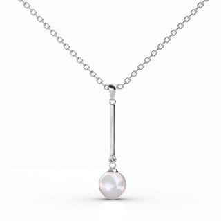 Cate & Chloe + Tatum Dignified Pearl Pendant Necklace