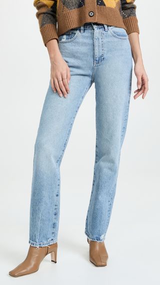 Dl1961 + Emilie Straight: Ultra High Rise Vintage Jeans