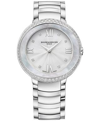 Baume & Mercier + Swiss Promesse Diamond (2/3 ct. t.w.) Stainless Steel Bracelet Watch