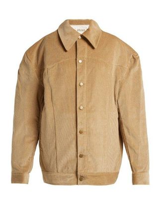 A.W.A.K.E. + Oversized Cotton Corduroy Jacket