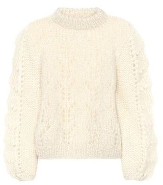 Ganni + Mohair and Wool Sweater