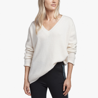 James Perse + Cashmere Silk Oversized Sweater