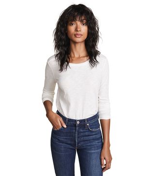 Madewell + Whisper Cotton Long Sleeve Tee