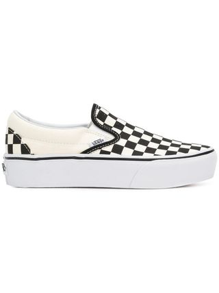 Vans + Slip-On Checkered Sneakers