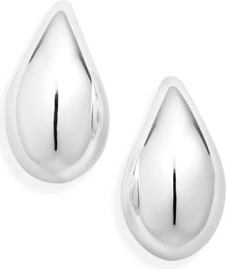 Bottega Veneta + Drop Sterling Silver Stud Earrings