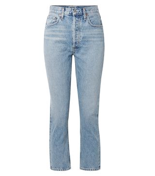 Agolde + Riley Cropped Jeans