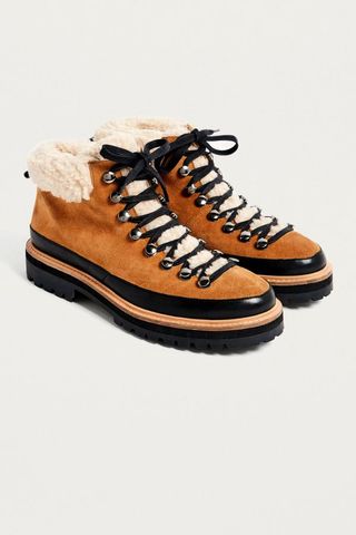 Urban Outfitters + UO Boxer Shearling Hiker Boots