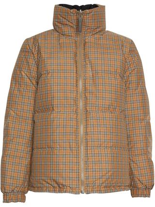 Burberry + Vintage Check Reversible Puffer Jacket