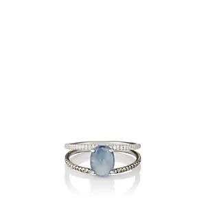 Zoe + Sapphire Split-Shank Ring