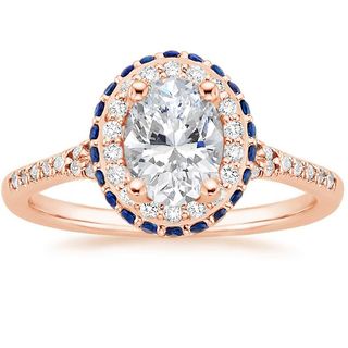 Brilliant Earth + Circa Diamond Ring With Sapphire Accents