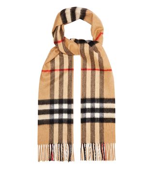 Burberry + Giant Check Cashmere Scarf