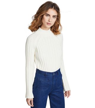 Bop Basics + Wide Rib Turtleneck Sweater