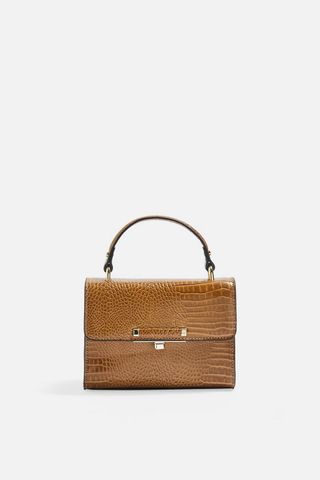 Topshop + Marissa Crocodile Mini Bag