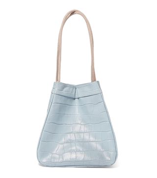 Rejina Pyo + Rita Croc-Effect Leather Bucket Bag