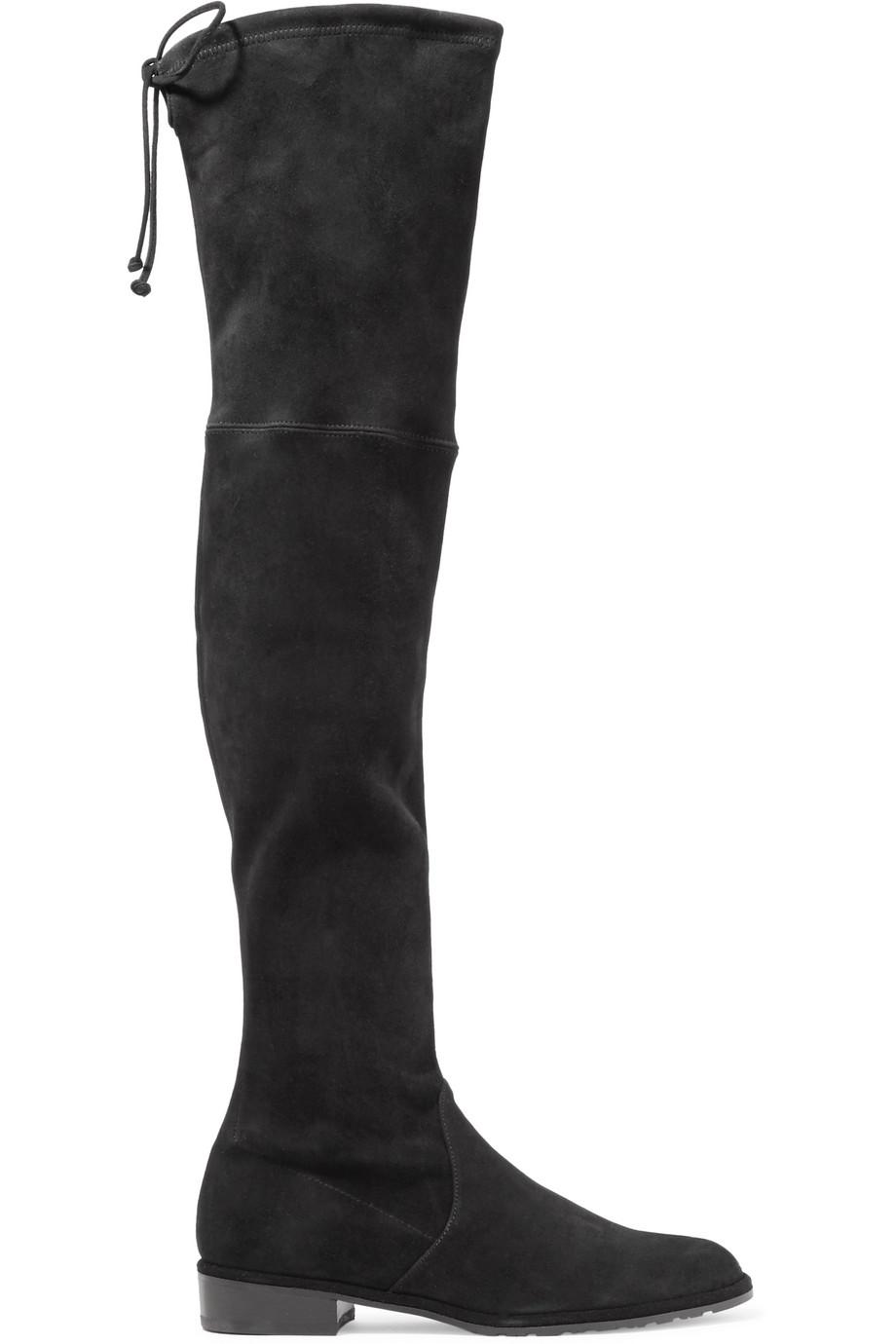 Stuart Weitzman + Lowland Suede Over-the-Knee Boots